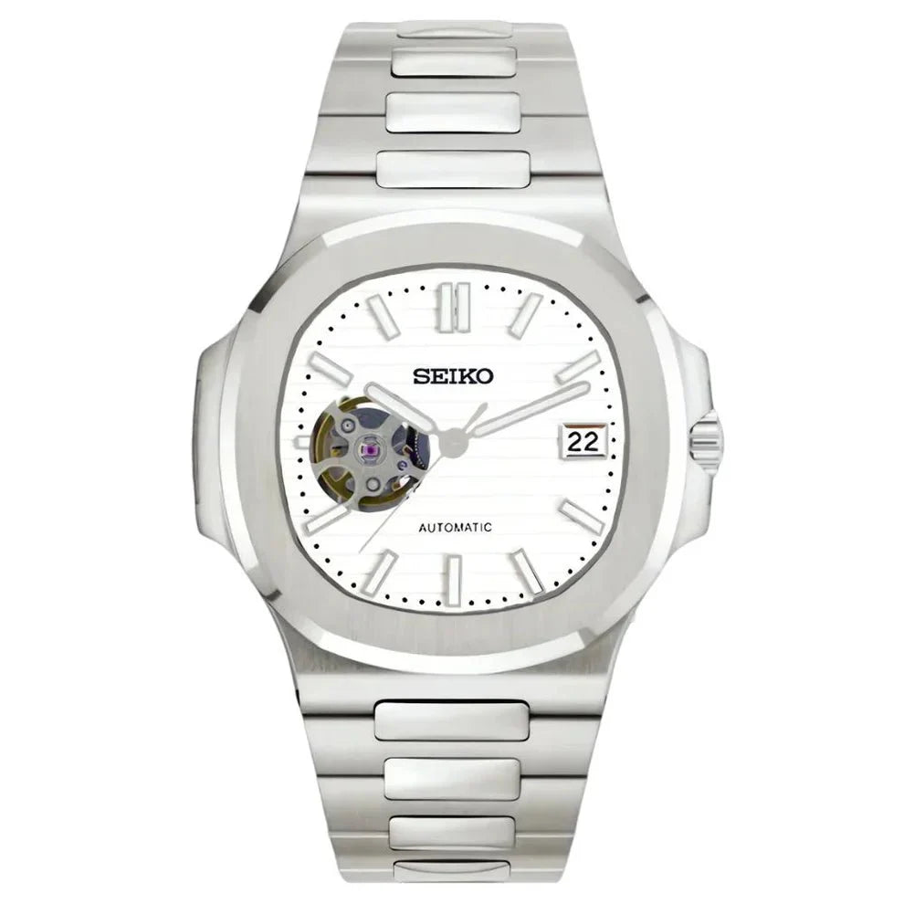 WATCH MOD NAUTIKO | WHITE | OPEN HEART