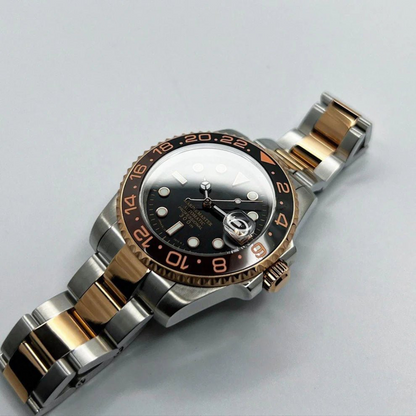 WATCH MOD GMTEIKO | ROTBEER | OYSTER STRAP