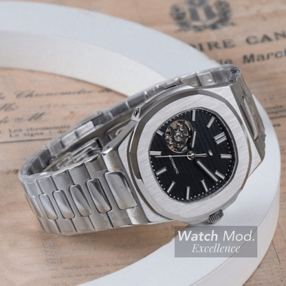 WATCH MOD NAUTIKO | BLACK | OPEN HEART