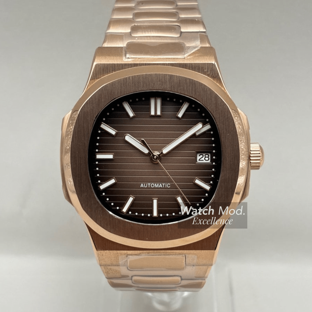 WATCH MOD NAUTIKO | ROSE GOLD BROWN