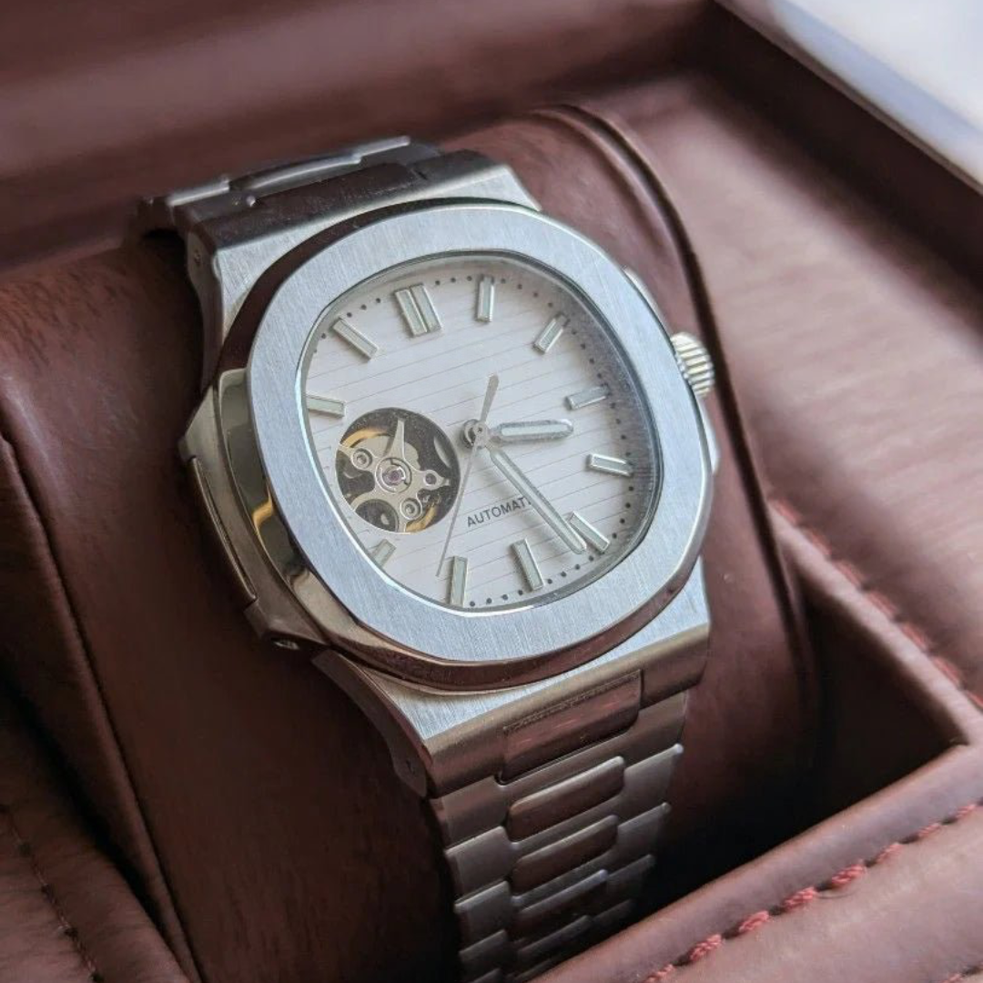 WATCH MOD NAUTIKO | WHITE | OPEN HEART