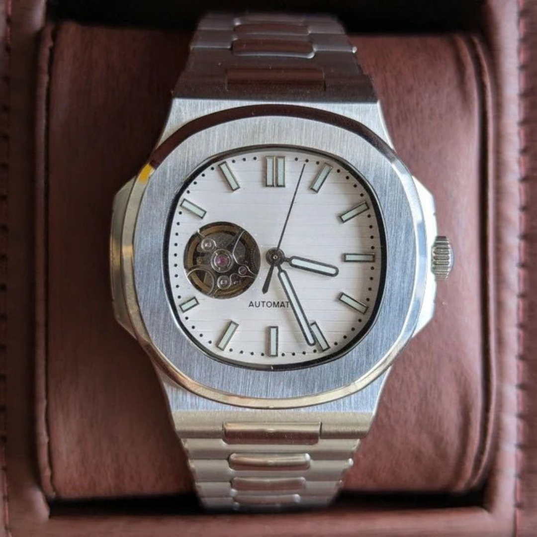 WATCH MOD NAUTIKO | WHITE | OPEN HEART