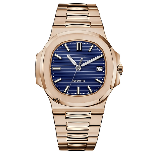 WATCH MOD NAUTIKO | ROSE GOLD BLUE