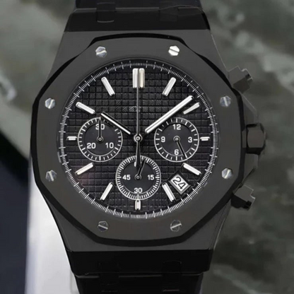 WATCH MOD ROYAL CHRONO | FULL BLACK