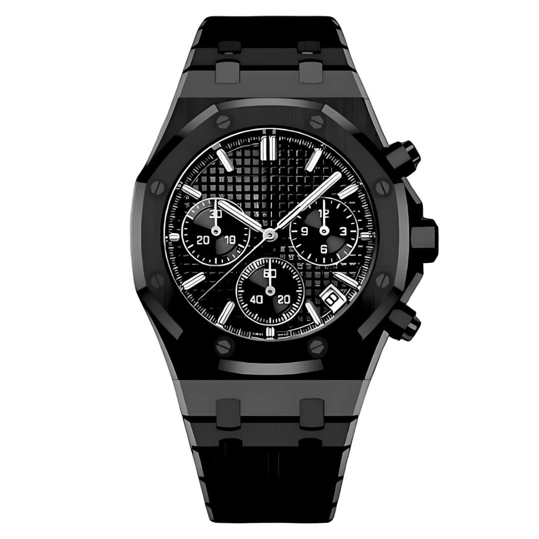WATCH MOD ROYAL CHRONO | FULL BLACK