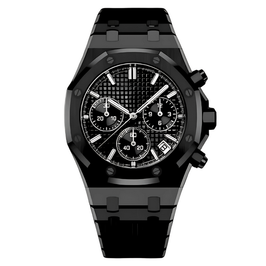 WATCH MOD ROYAL CHRONO | FULL BLACK