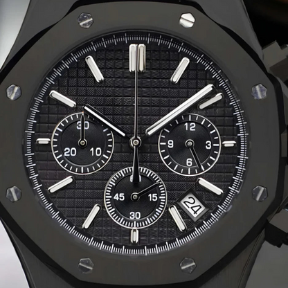 WATCH MOD ROYAL CHRONO | FULL BLACK