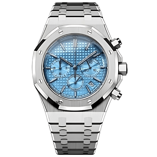 WATCH MOD ROYAL CHRONO | ICE BLUE