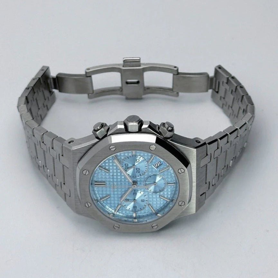 WATCH MOD ROYAL CHRONO | ICE BLUE