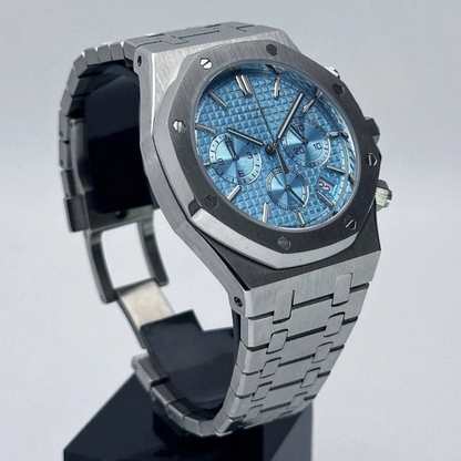 WATCH MOD ROYAL CHRONO | ICE BLUE
