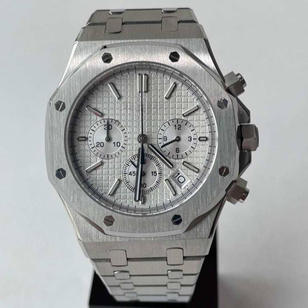 WATCH MOD ROYAL CHRONO | WHITE