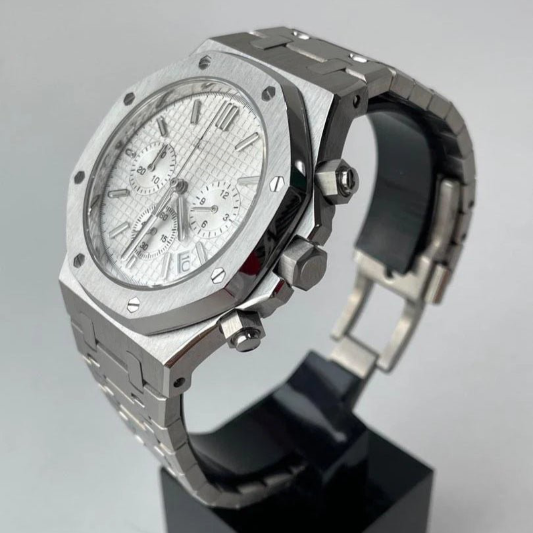 WATCH MOD ROYAL CHRONO | WHITE