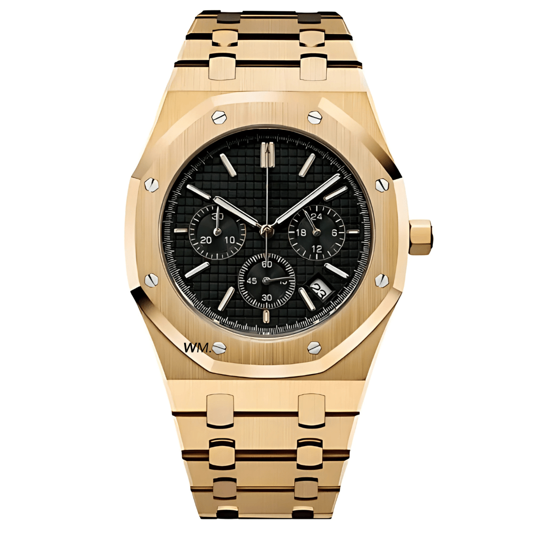 WATCH MOD ROYAL | CHRONO GOLD BLACK