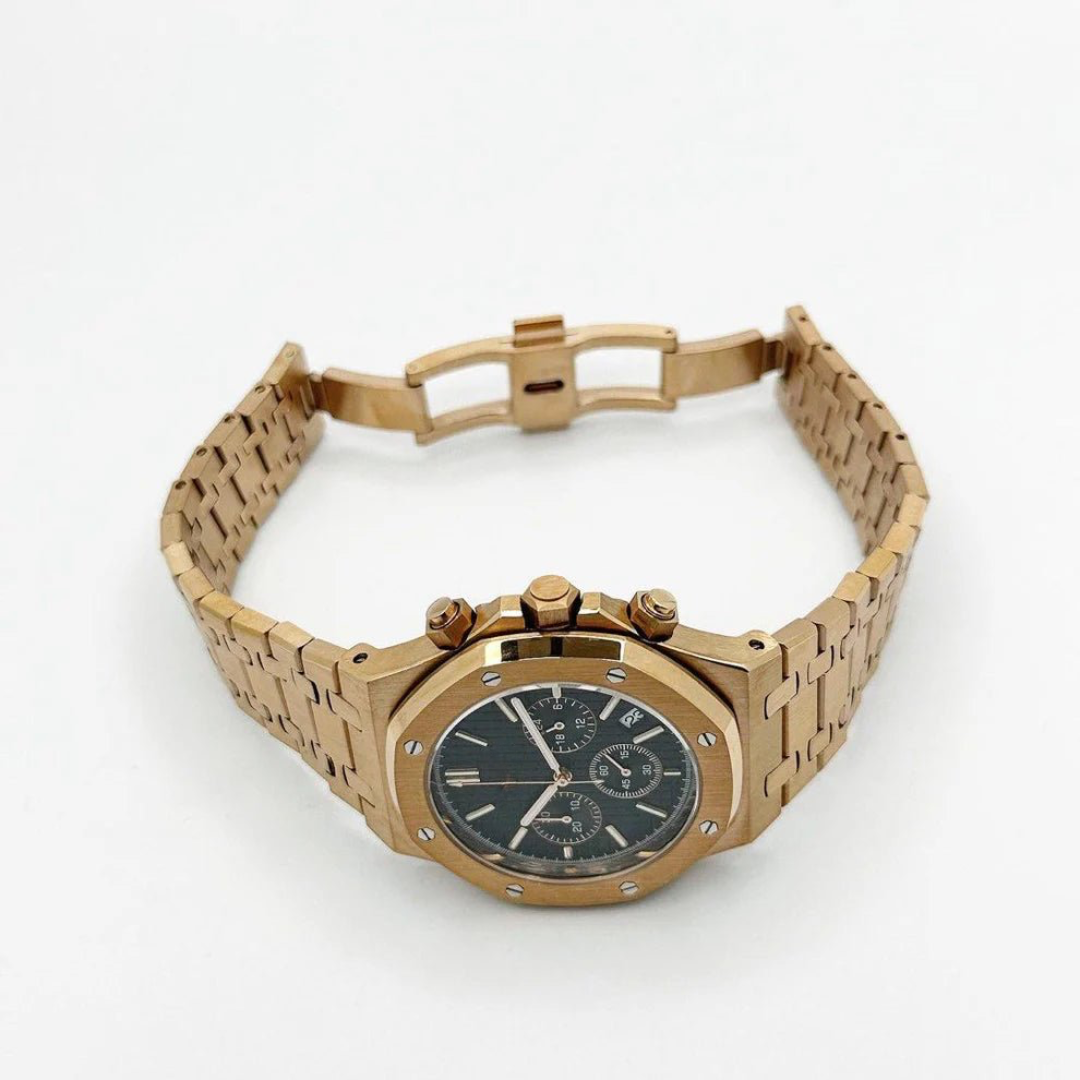 WATCH MOD ROYAL | CHRONO GOLD BLACK