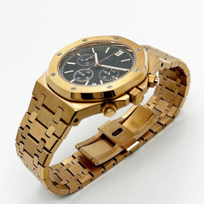 WATCH MOD ROYAL | CHRONO GOLD BLACK