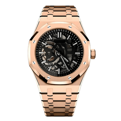 WATCH MOD ROYAL | ROSE GOLD SKELETON