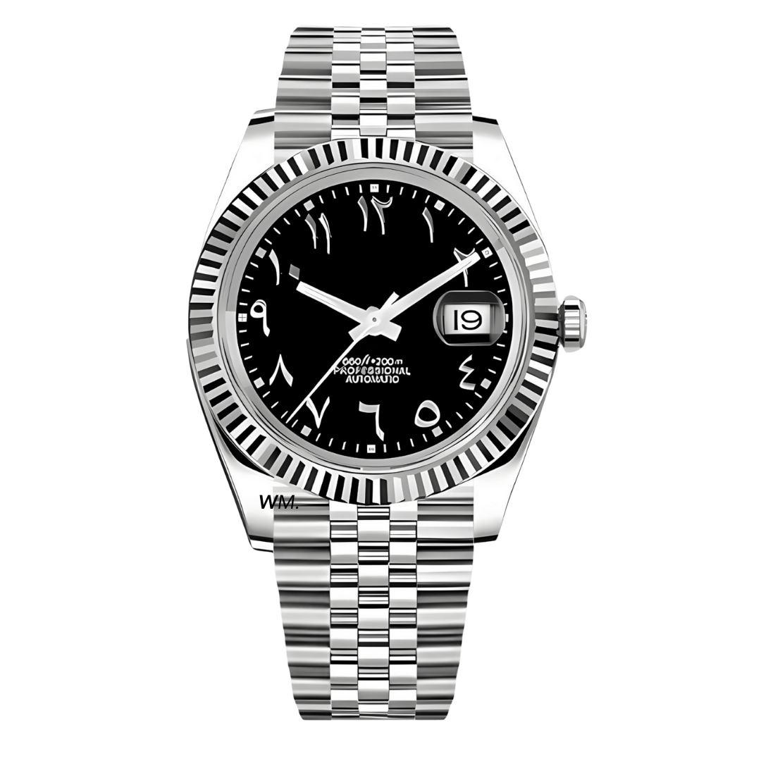 WATCH MOD JUST ARABIC DIAL | BLACK