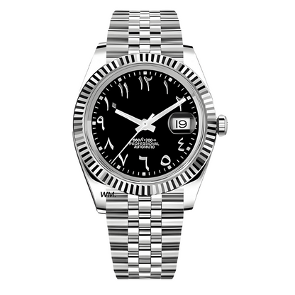 WATCH MOD JUST ARABIC DIAL | BLACK