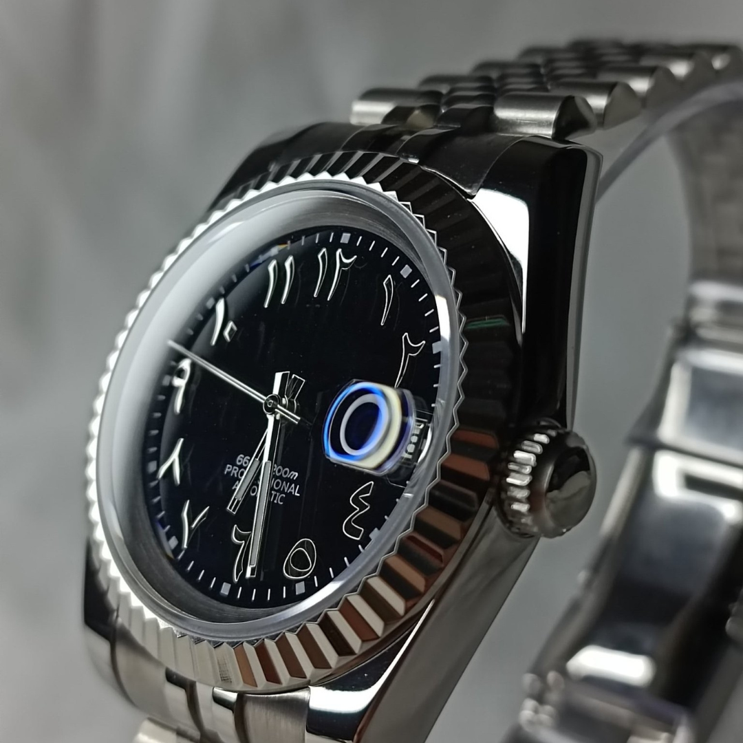 WATCH MOD JUST ARABIC DIAL | BLACK