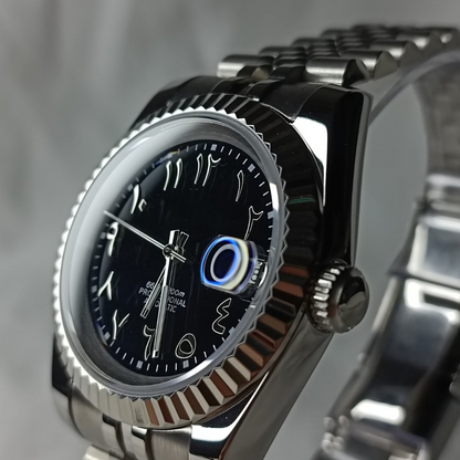 WATCH MOD JUST ARABIC DIAL | BLACK