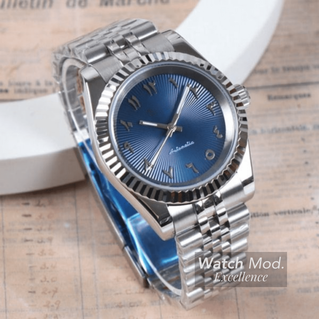 WATCH MOD JUST ARABIC DIAL | BLUE