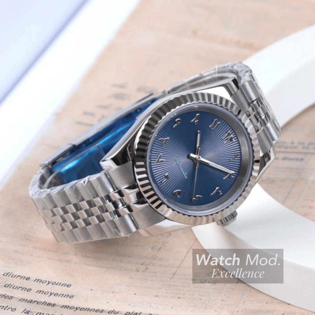 WATCH MOD JUST ARABIC DIAL | BLUE