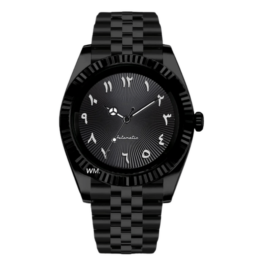 WATCH MOD JUST ARABIC DIAL | FULL BLACK