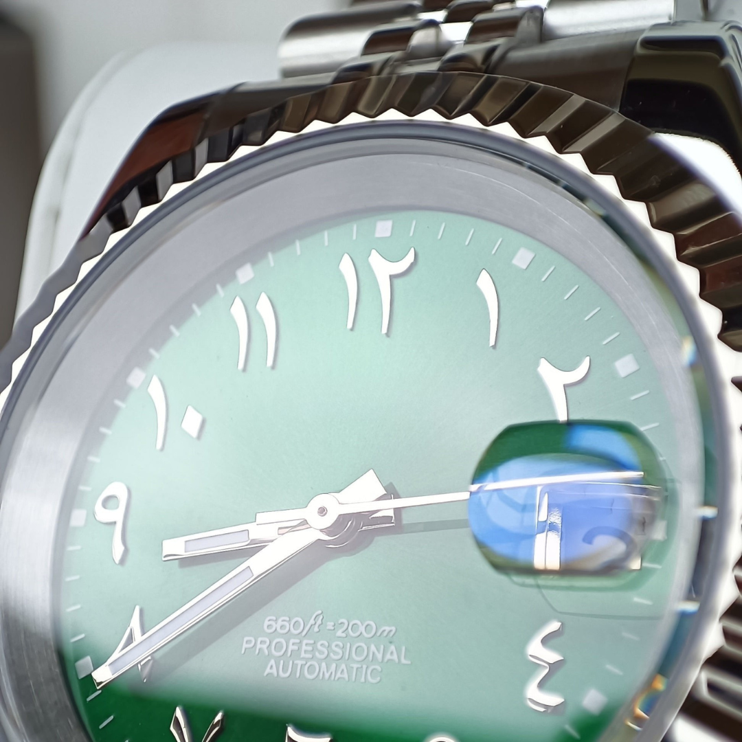 WATCH MOD JUST ARABIC DIAL | GREEN