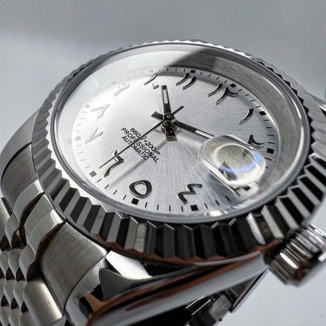 WATCH MOD JUST ARABIC DIAL | GREY