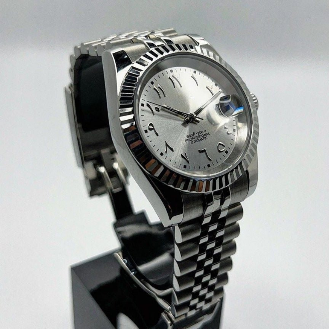 WATCH MOD JUST ARABIC DIAL | GREY