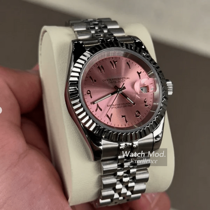 WATCH MOD JUST ARABIC DIAL | PINK