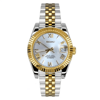 WATCH MOD JUST ROMAN | GOLD SILVER TWO TONES