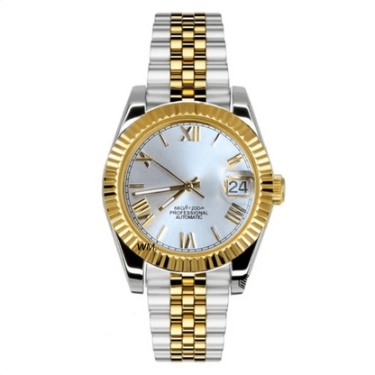 WATCH MOD JUST ROMAN | GOLD SILVER TWO TONES