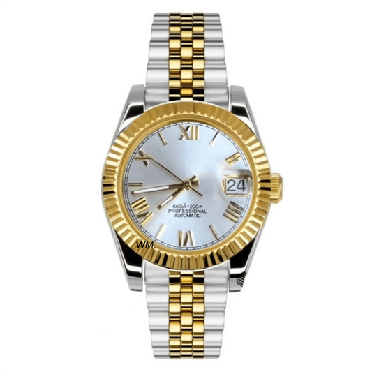 WATCH MOD JUST ROMAN | GOLD SILVER TWO TONES