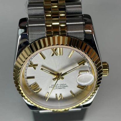 WATCH MOD JUST ROMAN | GOLD SILVER TWO TONES