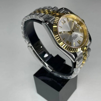 WATCH MOD JUST ROMAN | GOLD SILVER TWO TONES