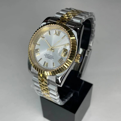 WATCH MOD JUST ROMAN | GOLD SILVER TWO TONES