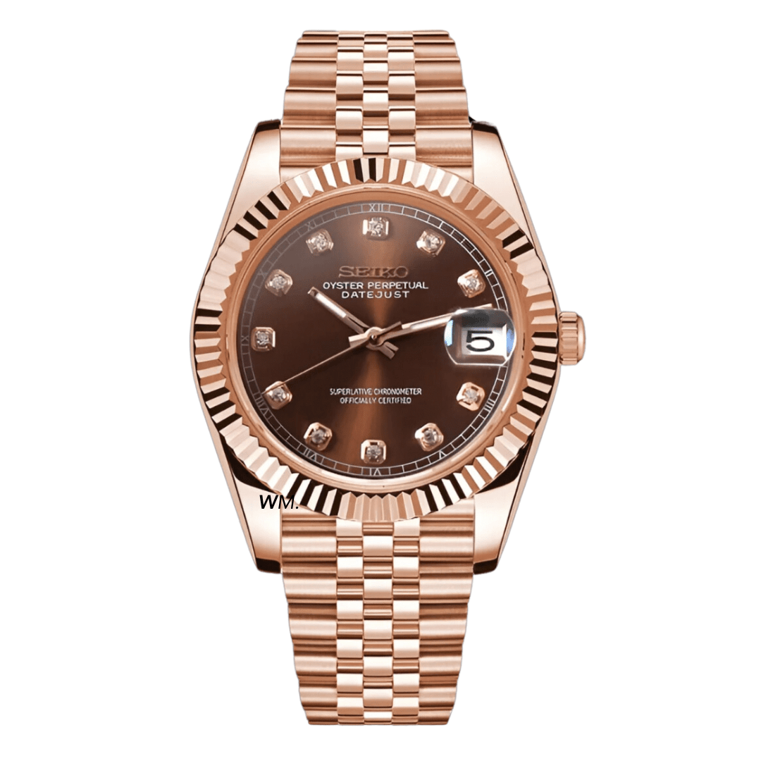WATCH MOD JUST | ROSE GOLD CHOCOLATE