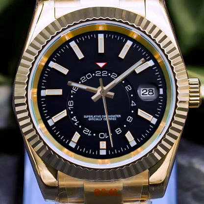 WATCH MOD JUST | SKY GOLD BLACK