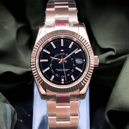 WATCH MOD JUST | SKY ROSE GOLD BLACK