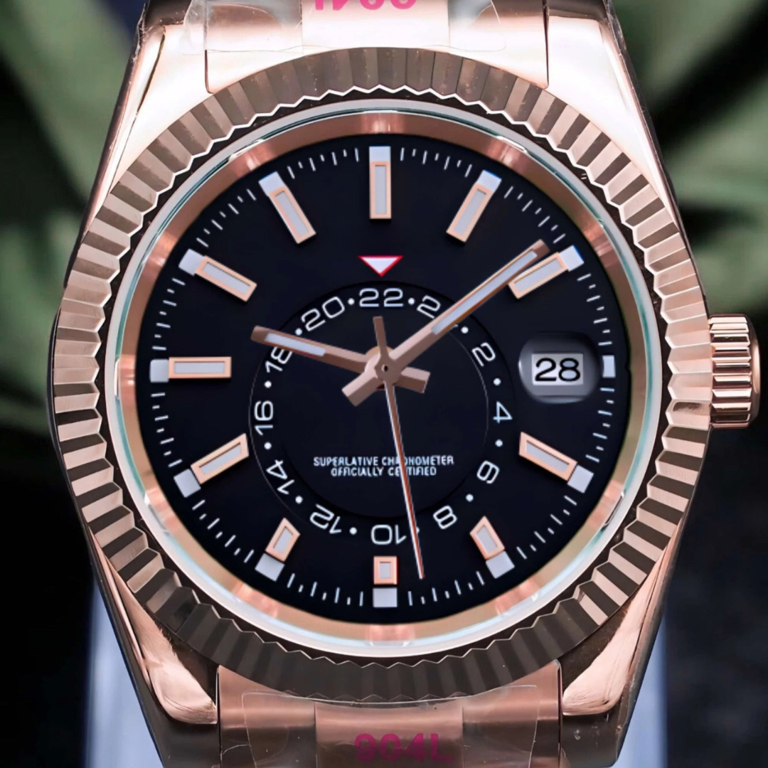 WATCH MOD JUST | SKY ROSE GOLD BLACK