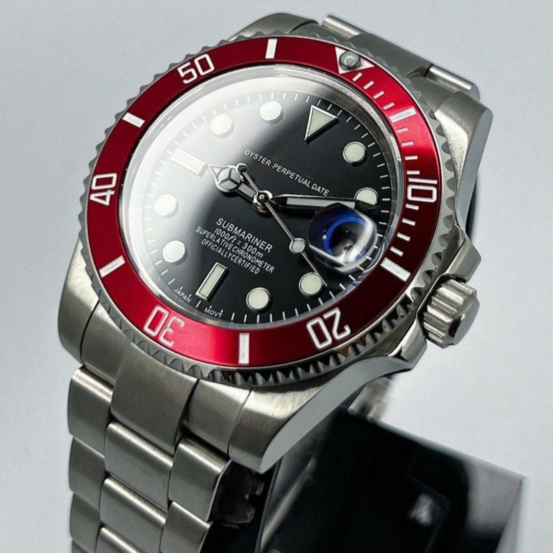 WATCH MOD MARINER | BLACK BURGUNDY