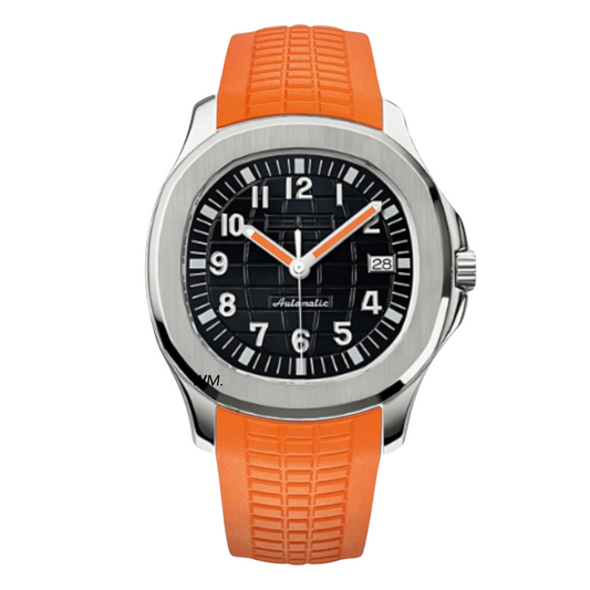 WATCH MOD AQUA | ORANGE | SILICONE STRAP