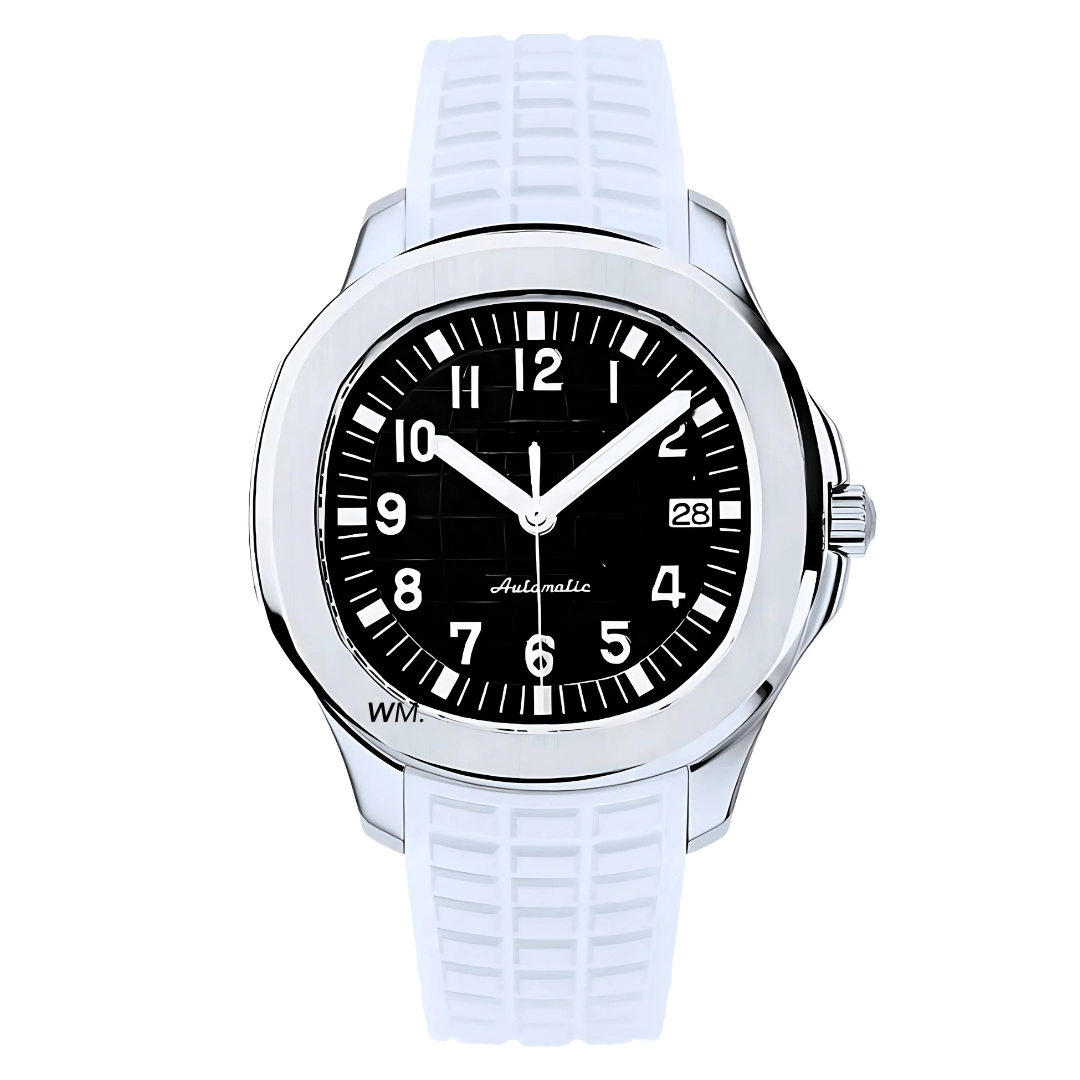 WATCH MOD AQUA | WHITE | SILICONE STRAP