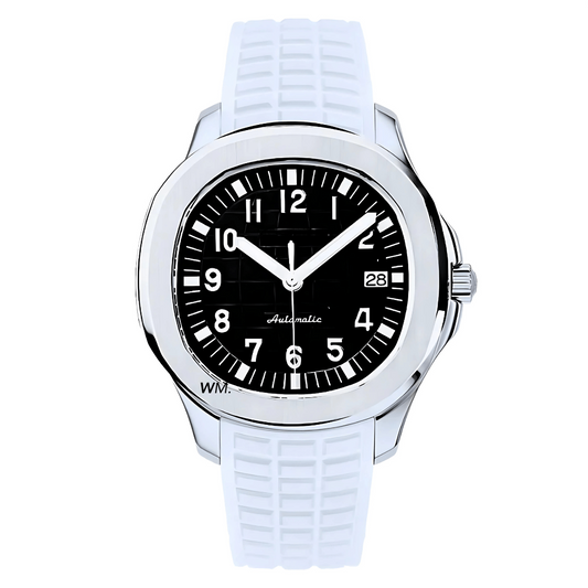 WATCH MOD AQUA | WHITE | SILICONE STRAP