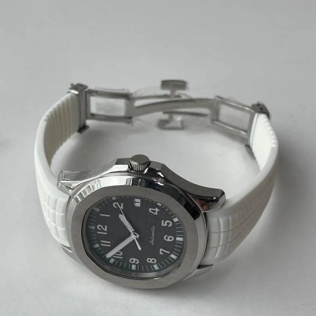 WATCH MOD AQUA | WHITE | SILICONE STRAP