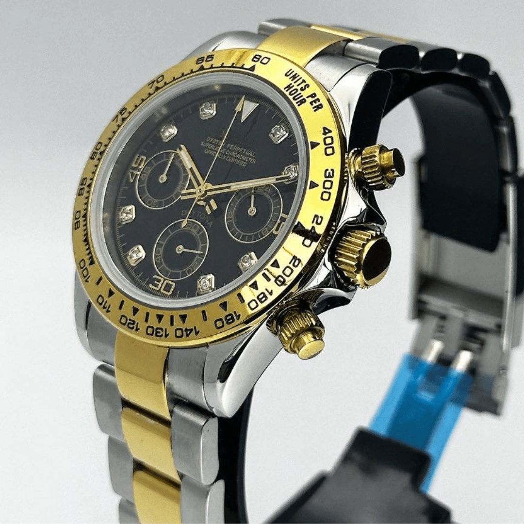 WATCH MOD SEITONA | SILVER GOLD TWO TONE | DIAMOND