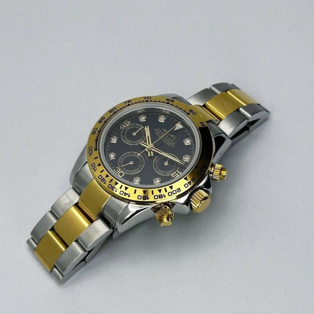 WATCH MOD SEITONA | SILVER GOLD TWO TONE | DIAMOND