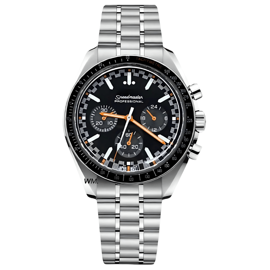 WATCH MOD SPEED | BLACK | ORANGE HANDS