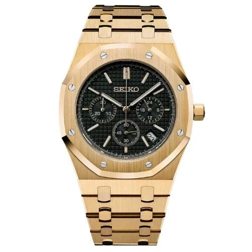 WATCH MOD ROYAL | CHRONO GOLD BLACK